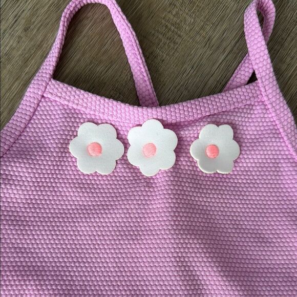 Cat & Jack Purple Kids Swimwear with Floral Accents 18months - Picture 2 of 3